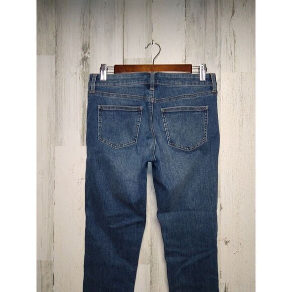 Uniqlo Jeans Womens Tag Size 26 inch Skinny Tapered Ultra Stretch Raw Hem - Picture 6 of 10